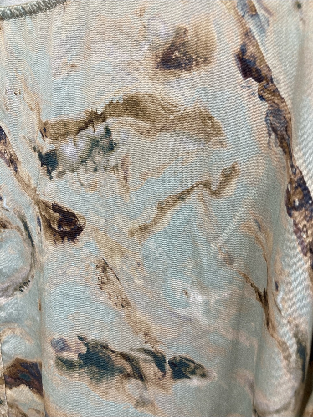 Eve Gravel Seafoam Marble-Print Short Sleeve Tee - Picture 5 of 6